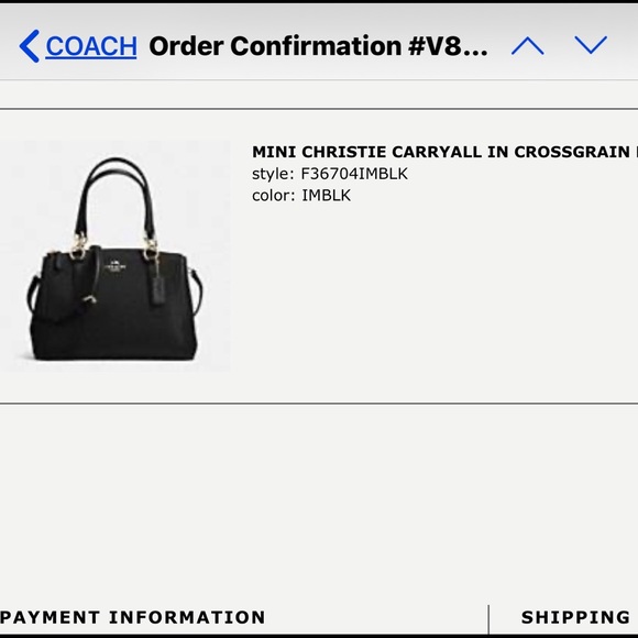 Coach Mini Christie Crossgrain Leather - Picture 5 of 5